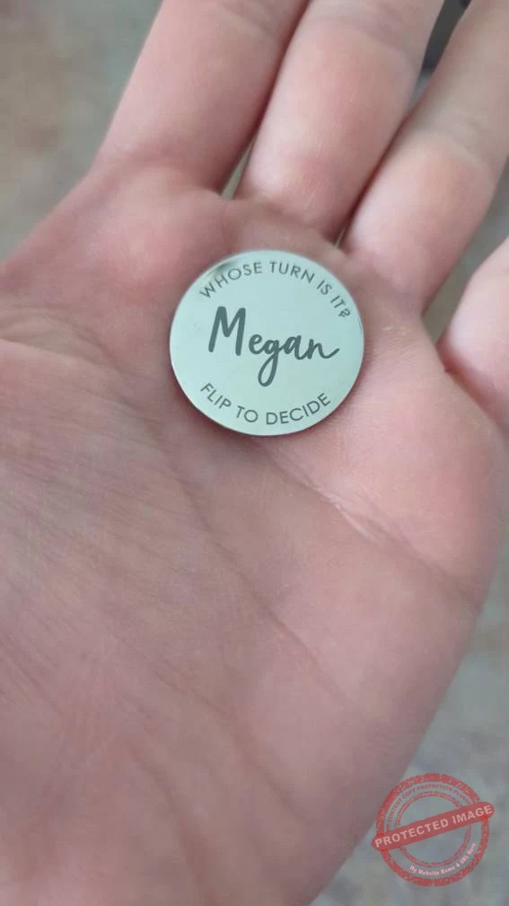 Personalized Decision Coin photo review