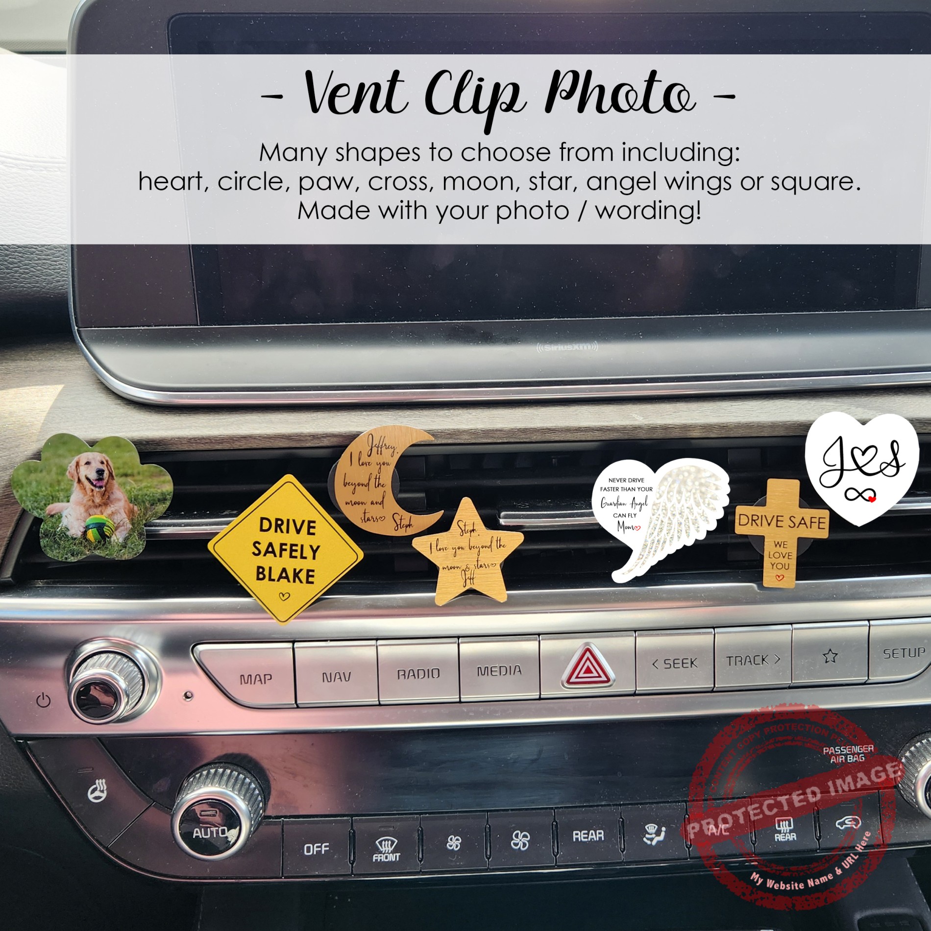 Car Photo Vent Clip
