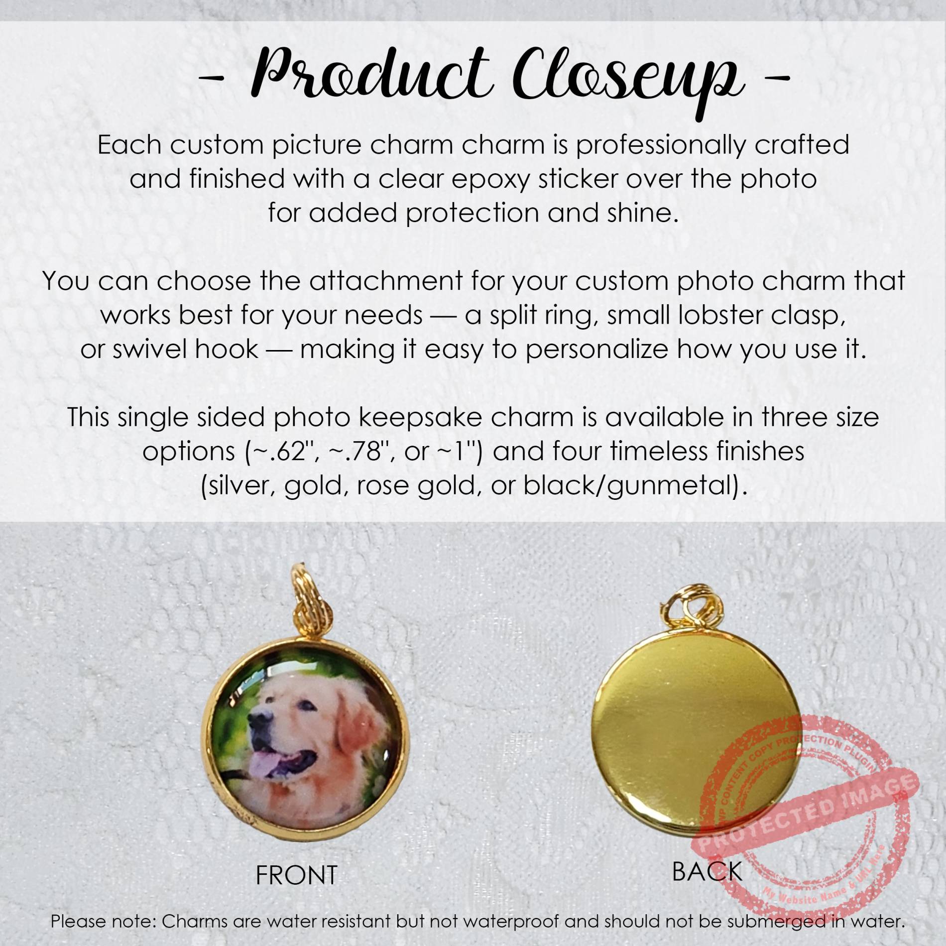 Personalized Photo Charm - Image 4