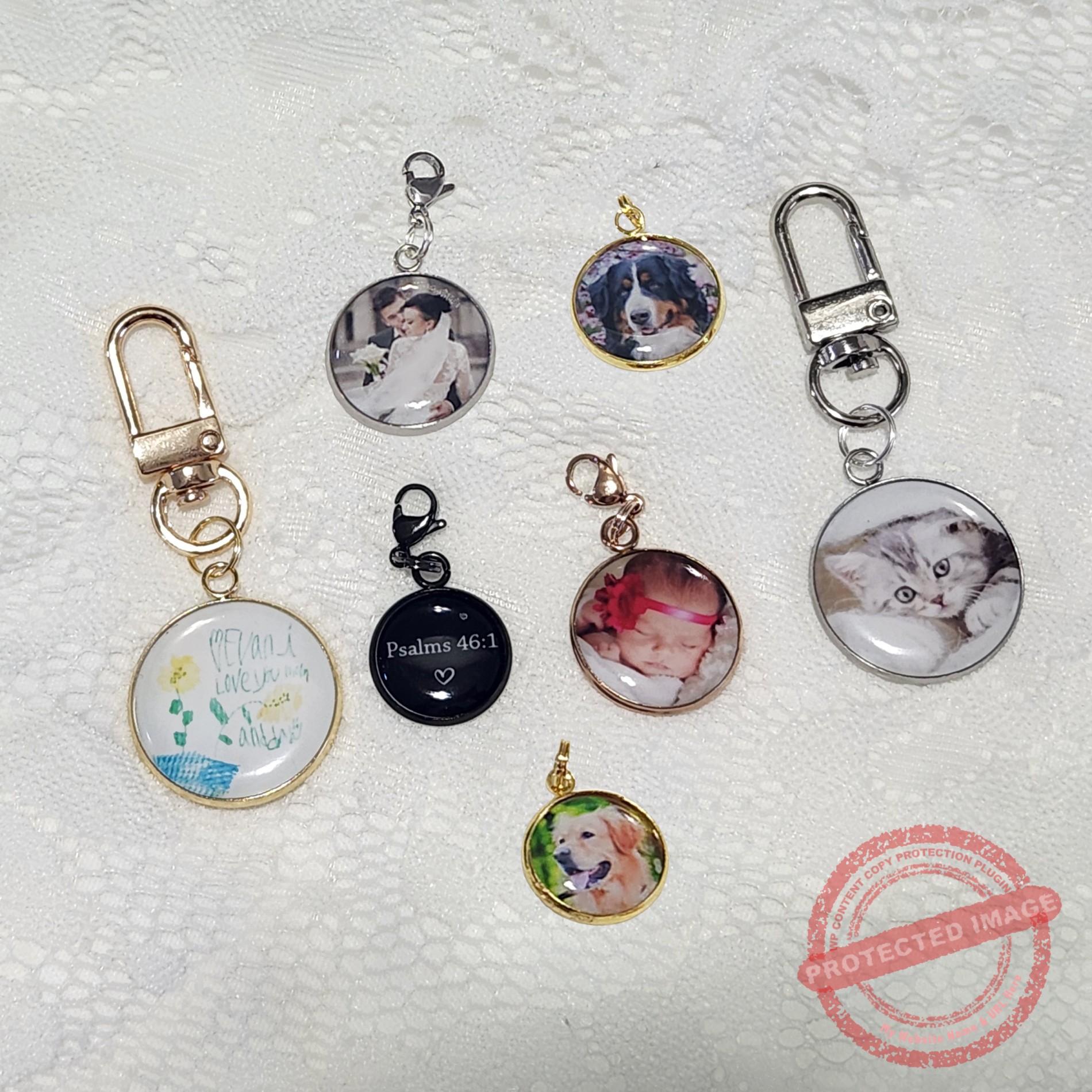 Personalized Photo Charm