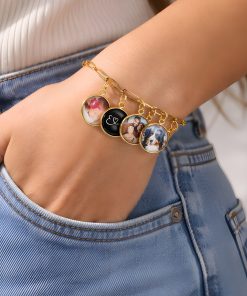 Paperclip Photo Bracelet (up to 13 photos)