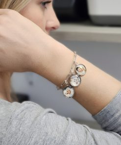 Alternative view of Paperclip Chain Photo Bracelet