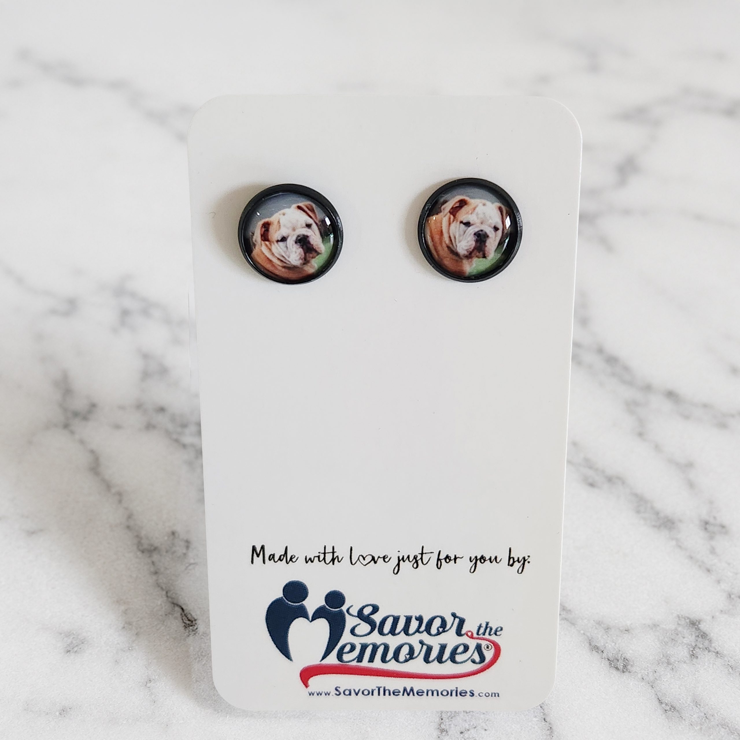 Photo Stud Earrings - Image 5