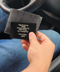 Engraved Wallet Card (wording only)