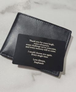 Engraved Wallet Card (wording only) - Image 7