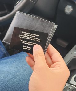 Engraved Wallet Card (wording only) - Image 6